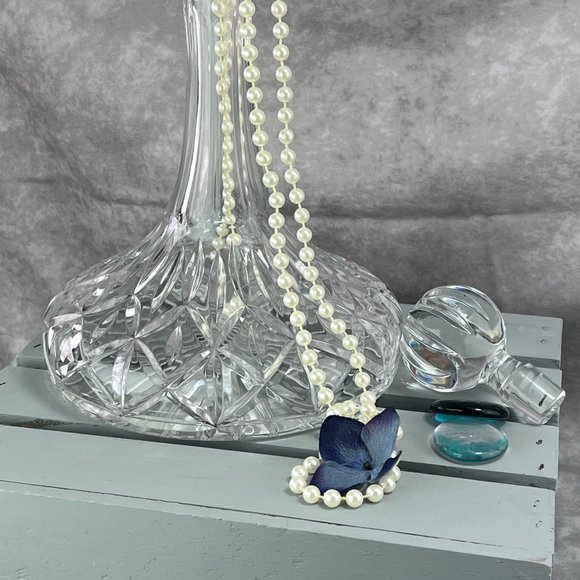 Vintage Block Crystal Olympic Ships Decanter   Full Lead Handcut  Poland - Picture 13 of 13